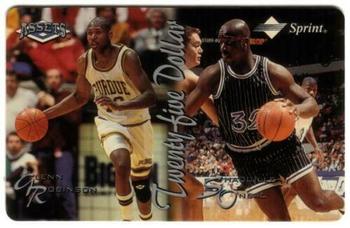 1994-95 Classic Assets - Phone Cards $25 #NNO Shaquille O'Neal / Glenn Robinson Front