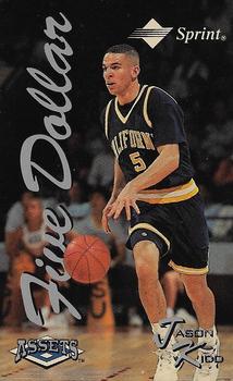 1994-95 Classic Assets - Phone Cards $5 #NNO Jason Kidd Front