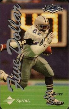 1994-95 Classic Assets - Phone Cards $5 #NNO Emmitt Smith Front