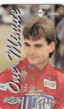 1994-95 Classic Assets - Phone Cards One Minute #NNO Jeff Gordon Front
