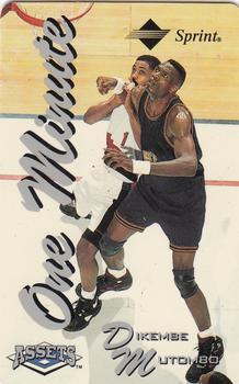 1994-95 Classic Assets - Phone Cards One Minute #NNO Dikembe Mutombo Front