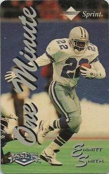 1994-95 Classic Assets - Phone Cards One Minute #NNO Emmitt Smith Front