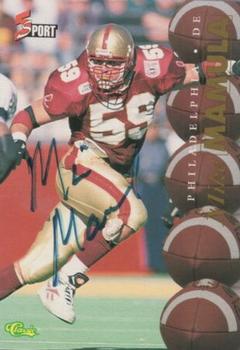 1995 Classic Five Sport - Autographs #NNO Mike Mamula Front