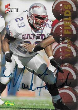 1995 Classic Five Sport - Autographs #NNO Mark Fields Front