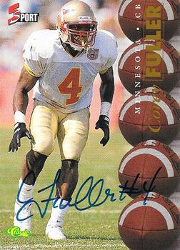1995 Classic Five Sport - Autographs #NNO Corey Fuller Front