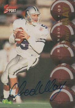 1995 Classic Five Sport - Autographs #NNO Chad May Front