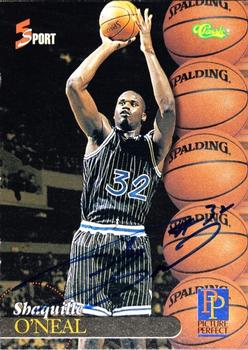 1995 Classic Five Sport - Autographs #NNO Shaquille O'Neal Front