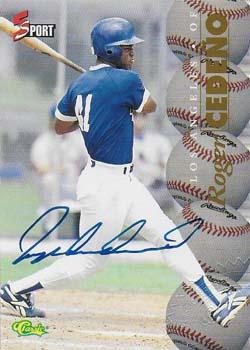 1995 Classic Five Sport - Autographs Numbered #NNO Roger Cedeno Front