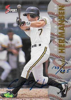 1995 Classic Five Sport - Autographs Numbered #NNO Chad Hermansen Front
