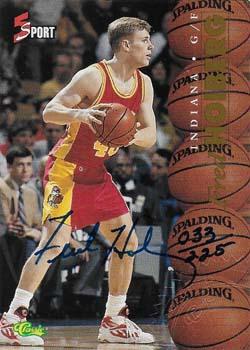 1995 Classic Five Sport - Autographs Numbered #NNO Fred Hoiberg Front