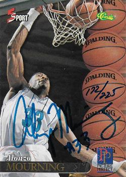 1995 Classic Five Sport - Autographs Numbered #NNO Alonzo Mourning Front