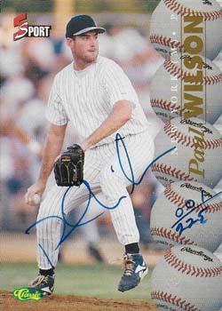 1995 Classic Five Sport - Autographs Numbered #NNO Paul Wilson Front