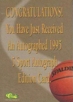1995 Classic Five Sport - Autographs Numbered #NNO Jason Kidd Back