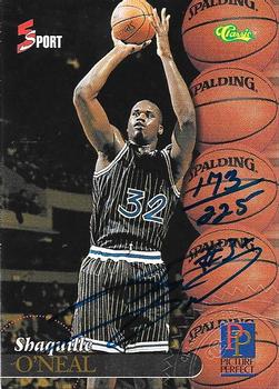 1995 Classic Five Sport - Autographs Numbered #NNO Shaquille O'Neal Front