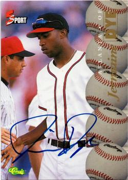 1995-96 Classic Five Sport Signings - Autographs #NNO Jermaine Dye Front