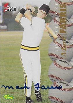 1995-96 Classic Five Sport Signings - Autographs #NNO Mark Farris Front