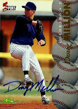 1995-96 Classic Five Sport Signings - Autographs #NNO Doug Million Front