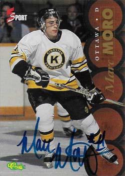 1995-96 Classic Five Sport Signings - Autographs #NNO Marc Moro Front
