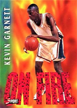 1995 Classic Five Sport - On Fire #H9 Kevin Garnett Front