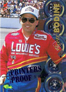 1995 Classic Five Sport - Printer's Proofs #167 Brett Bodine Front