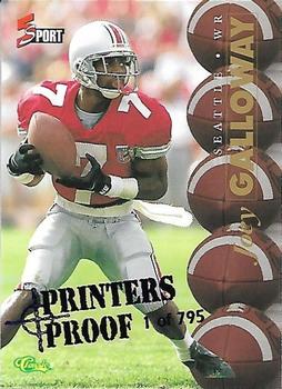 1995 Classic Five Sport - Printer's Proofs #50 Joey Galloway Front