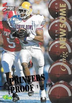 1995 Classic Five Sport - Printer's Proofs #71 Craig Newsome Front