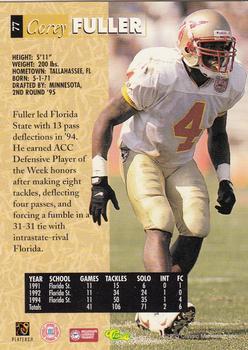 1995 Classic Five Sport - Printer's Proofs #77 Corey Fuller Back