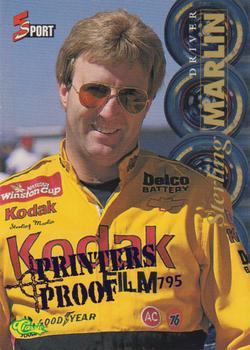 1995 Classic Five Sport - Printer's Proofs #169 Sterling Marlin Front