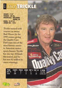 1995 Classic Five Sport - Printer's Proofs #173 Dick Trickle Back