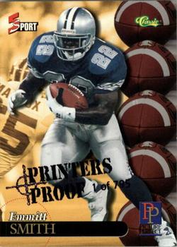 1995 Classic Five Sport - Printer's Proofs #197 Emmitt Smith Front