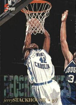 1995 Classic Five Sport - Record Setters #RS6 Jerry Stackhouse Front