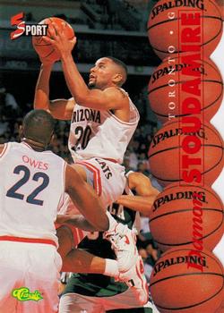 1995 Classic Five Sport - Red Die Cuts #6 Damon Stoudamire Front