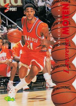 1995 Classic Five Sport - Red Die Cuts #34 Lawrence Moten Front