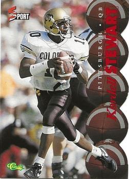 1995 Classic Five Sport - Red Die Cuts #78 Kordell Stewart Front