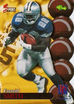 1995 Classic Five Sport - Red Die Cuts #197 Emmitt Smith Front