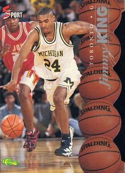 1995 Classic Five Sport - Silver Die Cuts #33 Jimmy King Front