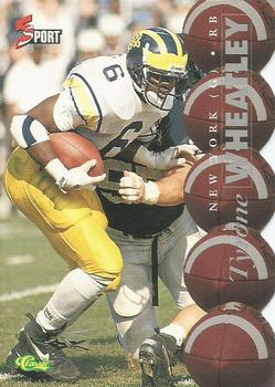 1995 Classic Five Sport - Silver Die Cuts #59 Tyrone Wheatley Front