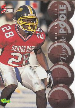 1995 Classic Five Sport - Silver Die Cuts #64 Tyrone Poole Front