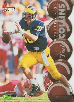 1995 Classic Five Sport - Silver Die Cuts #74 Todd Collins Front