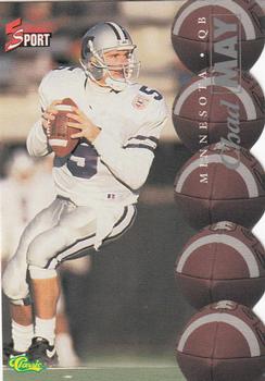 1995 Classic Five Sport - Silver Die Cuts #89 Chad May Front