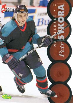 1995 Classic Five Sport - Silver Die Cuts #137 Petr Sykora Front