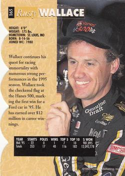1995 Classic Five Sport #165 Rusty Wallace Back