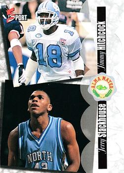 1995 Classic Five Sport - Silver Die Cuts #181 Jerry Stackhouse / Jimmy Hitchcock Front