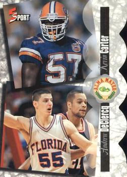 1995 Classic Five Sport - Silver Die Cuts #184 Kevin Carter / Andrew DeClercq Front