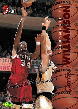 1995-96 Classic Five Sport Signings #S12 Corliss Williamson Front