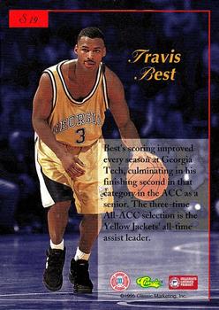 1995-96 Classic Five Sport Signings #S19 Travis Best Back