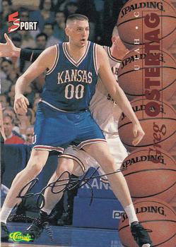 1995-96 Classic Five Sport Signings #S22 Greg Ostertag Front