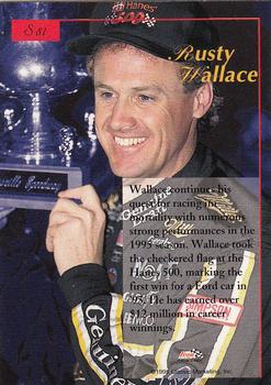 1995-96 Classic Five Sport Signings #S81 Rusty Wallace Back