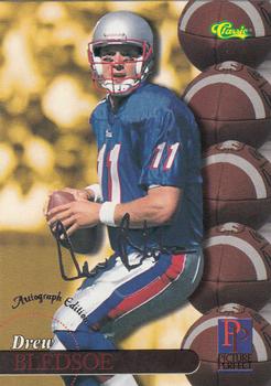 1995-96 Classic Five Sport Signings #S96 Drew Bledsoe Front