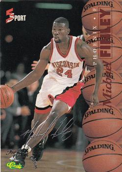 1995-96 Classic Five Sport Signings #S17 Michael Finley Front